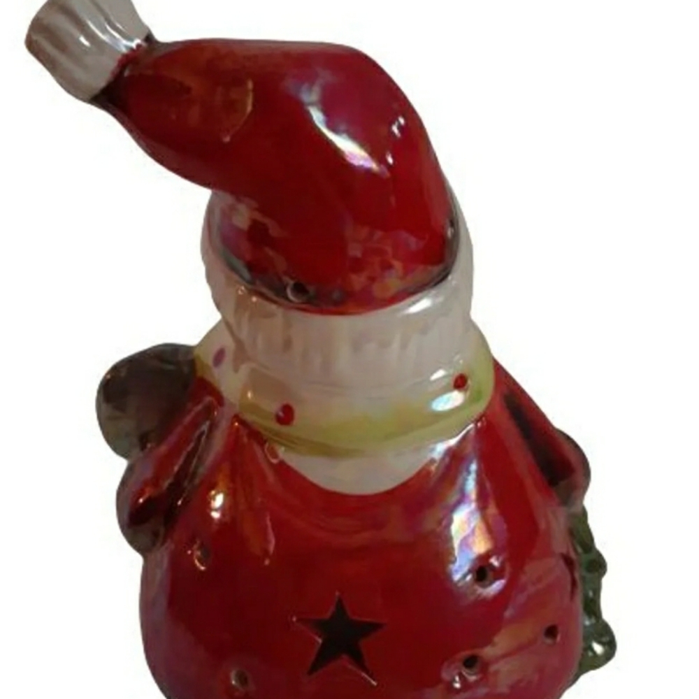 Tabletop Snowman candle topper Christmas Holiday Decor - Picture 6 of 6